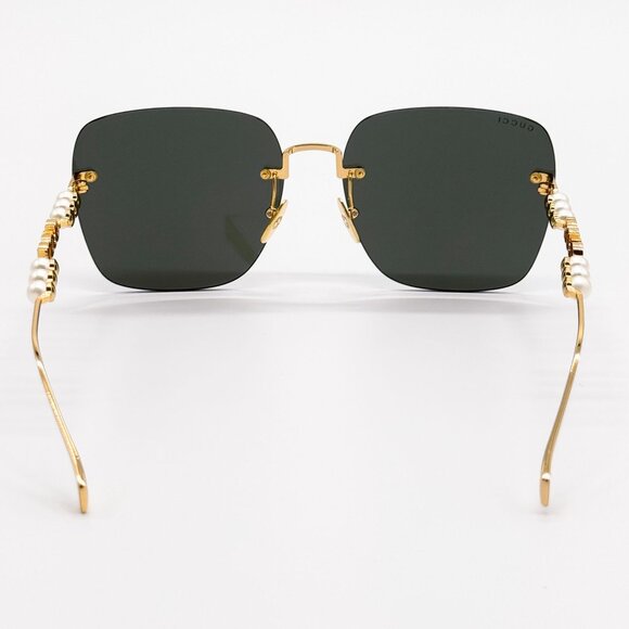 NEW GUCCI SUNGLASSES GOLD GREY WOMEN EYEWEAR GUCCI GG1923SA 001 main image 10